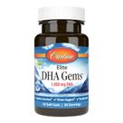 Suplemento Carlson Elite DHA Gems 1000 mg DHA 30 Cápsulas Gelatinosas
