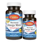 Suplemento Carlson Maximum Omega Minis 1000 mg de ômega-3