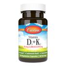 Suplemento Carlson Vitamina D3 + K2 - 50mcg/2000UI D3 e 90mcg MK7