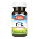 Suplemento Carlson Vitamina D3 + K2 50mcg/2000UI e 90mcg MK7