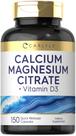 Suplemento Carlyle Citrato de Cálcio e Magnésio + Vitamina D3