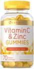 Suplemento Carlyle de Vitamina C e Gomas de Zinco (70 unidades)