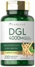 Suplemento Carlyle DGL Alcaçuz desglicirrizinado 4000 mg
