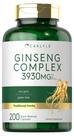 Suplemento Carlyle Ginseng Complex (200 cápsulas)