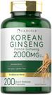 Suplemento Carlyle Korean Ginseng Extracto 2000 mg 200 cápsulas Suplemento Carlyle Korean Ginseng Extracto 2000 mg 200 cápsulas