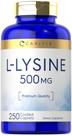 Suplemento Carlyle L-Lisina 500 mg 250 cápsulas