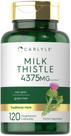 Suplemento Carlyle Milk Thistle 4375mg 120 cápsulas