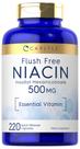 Suplemento Carlyle Niacina Flush Free 500mg - 220 Cápsulas