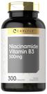 Suplemento Carlyle Niacinamida (Vitamina B3) 500mg - 300 Cápsulas
