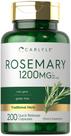 Suplemento Carlyle Rosemary - Cápsulas 1200mg (200 Unidades) Suplemento Carlyle Rosemary - Cápsulas 1200mg (200 Unidades)