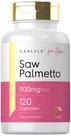 Suplemento Carlyle Saw Palmetto para Mulheres - 900mg - 120 Cápsulas