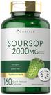 Suplemento Carlyle Soursop Leaves 160 cápsulas 2000mg