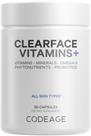 Suplemento Codeage Clearface, ácido pantotênico, niacina, 90 cápsulas