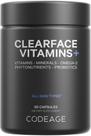 Suplemento Codeage Clearface, ácido pantotênico, niacina, 90 cápsulas Suplemento Codeage Clearface, ácido pantotênico, niacina, 90 cápsulas
