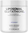 Suplemento Codeage Glutationa lipossomal 1.000 mg 60 porções Suplemento Codeage Glutationa lipossomal 1.000 mg 60 porções