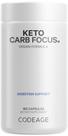 Suplemento Codeage Keto Carb Focus 180 cápsulas 3 meses