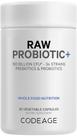 Suplemento Codeage Raw Probiotic+ 34 cepas 100B CFus 30 cápsulas