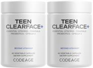 Suplemento Codeage Teen Clearface Adolescent 12-18 anos, pacote com 2 Suplemento Codeage Teen Clearface Adolescent 12-18 anos, pacote com 2