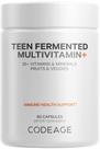 Suplemento Codeage Teen's Daily Multivitamínico 60 Cápsulas Suplemento Codeage Teen's Daily Multivitamínico 60 Cápsulas