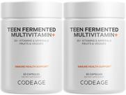 Suplemento Codeage Teen's Daily Multivitamínico 60 Cápsulas Suplemento Codeage Teen's Daily Multivitamínico 60 Cápsulas