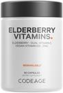 Suplemento Codeage, vitaminas de sabugueiro, 90 cápsulas Suplemento Codeage, vitaminas de sabugueiro, 90 cápsulas