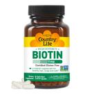 Suplemento Country Life Biotina 5 mg Vegicaps 120 unidades Suplemento Country Life Biotina 5 mg Vegicaps 120 unidades