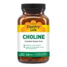 Suplemento Country Life Colina 266 mg 100 comprimidos