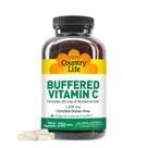 Suplemento Country Life de Vitamina C tamponada 1000 mg - 250 comprimidos