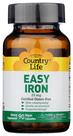 Suplemento Country Life Easy Iron 25 mg cápsulas veganas