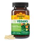 Suplemento Country Life Max para veganos 120 cápsulas veganas