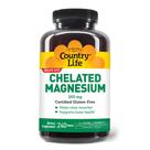 Suplemento Country Life Quelatado Magnésio 250 mg 240 comprimidos