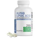 Suplemento de ácido alfa lipóico Bronson 600 mg 250 cápsulas