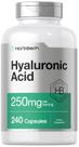 Suplemento de Ácido Hialurônico Horbäach - 250mg, 240 Cápsulas