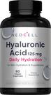 Suplemento de ácido hialurônico Neocell 120 mg 60 cápsulas