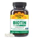 Suplemento de Biotina de Alta Potência Country Life - 10mg (10000mcg)