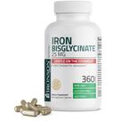 Suplemento de bisglicinato de ferro Bronson 25 mg 360 cápsulas Suplemento de bisglicinato de ferro Bronson 25 mg 360 cápsulas