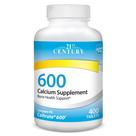 Suplemento de cálcio 21st Century, 600 mg, comprimido de 400 unidades