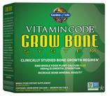 Suplemento de cálcio Garden of Life Vitamin Code Grow Bone 30d