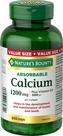 Suplemento de cálcio Nature's Bounty 1200 mg com vitamina D3 1000 IU