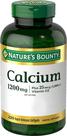 Suplemento de Cálcio Nature's Bounty 1200mg com Vitamina D3 1000UI