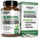 Suplemento de cápsulas de clorofila benevolente 700mg 120 unidades