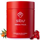 Suplemento de cápsulas gelatinosas Omega-7 Plus de 60 quilates com vitamina D3