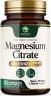 Suplemento de citrato de magnésio Nature's Peak 1000 mg 180 cápsulas