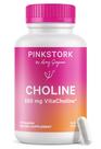 Suplemento de colina Pink Stork 550 mg de bitartrato de colina 30 cápsulas Suplemento de colina Pink Stork 550 mg de bitartrato de colina 30 cápsulas