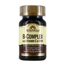 Suplemento de comprimidos do complexo B Windmill com vitamina C e ferro 100