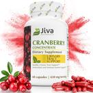 Suplemento de cranberry Jiva Botanicals 650 mg para mulheres