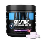Suplemento de creatina animal para mastigar 120 comprimidos com sabor de uva