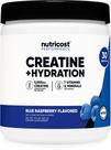 Suplemento de creatina Nutricost Creatina 5000 mg de framboesa azul