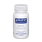 Suplemento de encapsulamentos puros de ferro C, ferro e vitamina C, 30 cápsulas Suplemento de encapsulamentos puros de ferro C, ferro e vitamina C, 30 cápsulas