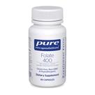 Suplemento de encapsulamentos puros Folato 400 Metafolina L-5-MTHF